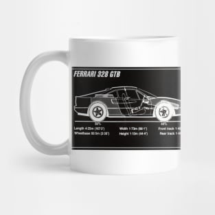 Ferrari 328 GTB Mug